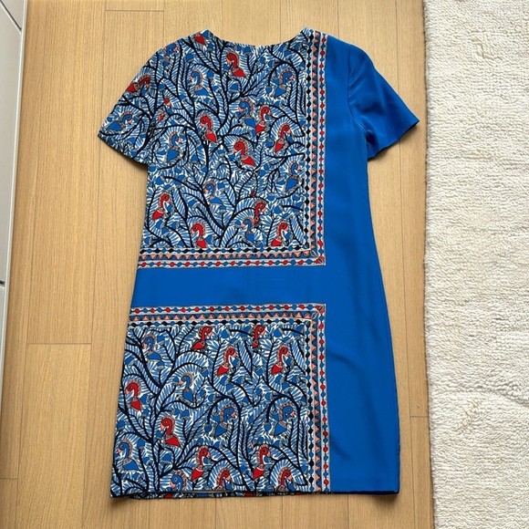 Tory Burch - Printed Silk Front T-Shirt Dress - Small - Picture 2 of 5